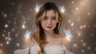 Alyss Frost tattooed BDSM cam