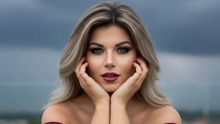 Amberley Richards cat eyes cam girl