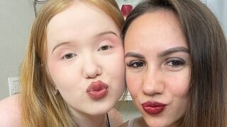 Berneice And Epifa white brunette cam girl