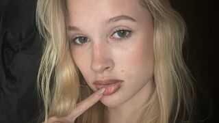 Blanche Eaker platinum blonde cam