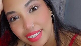 Dafne Luna dark brown eyes closeup