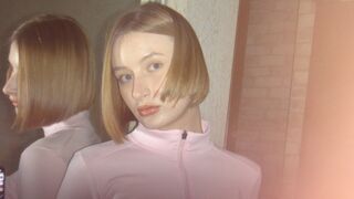 Ingra Kate bright blue eyes video chat