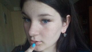 Loralee Alfieri seductive blue eyes tease