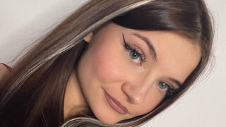 May Rollins natural makeup dark eyes