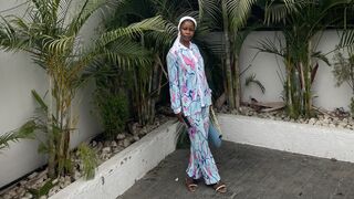 Sweet Abena busty webcam model