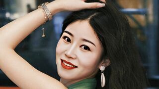 Wanwan Yao tease orgasm show